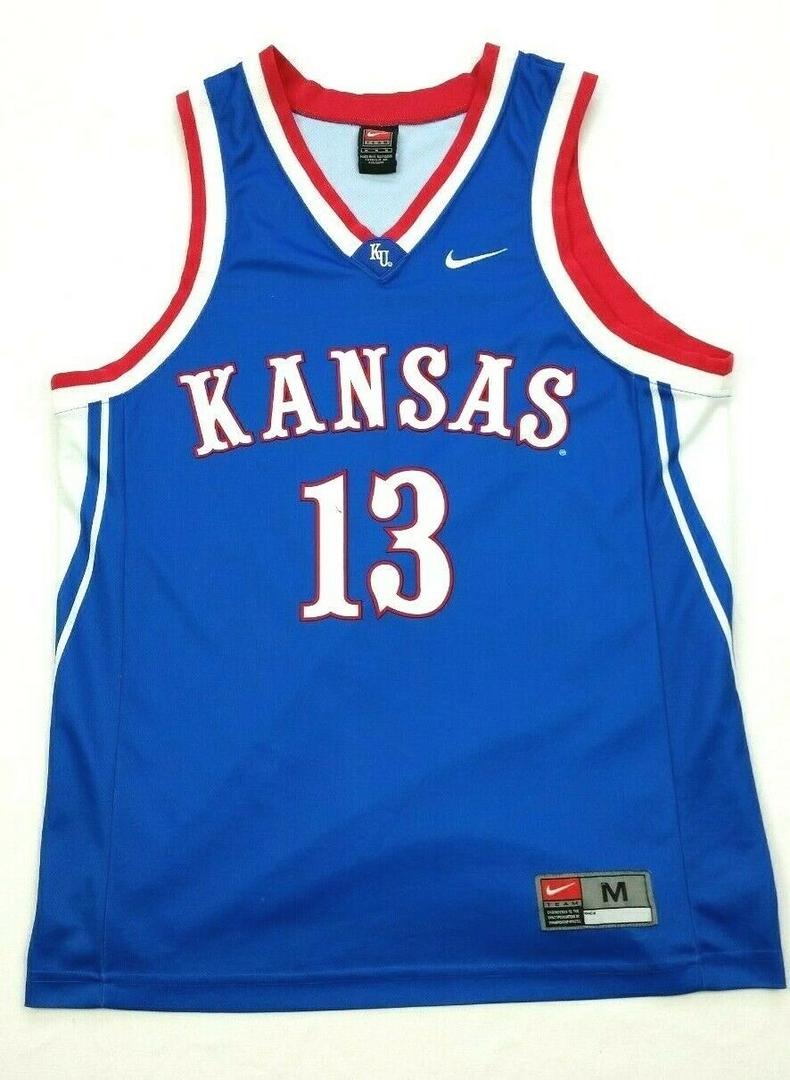 Vintage Kansas Ku Jayhawks Jeff Boschee 13 Blue Basketball Jersey - retro stitched basketball jersey for Kansas Ku fans