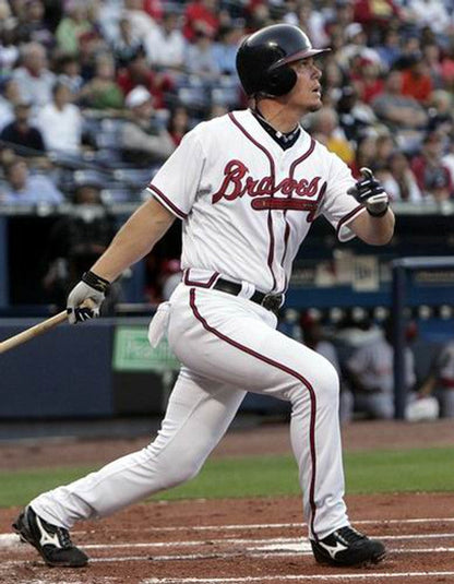 Atlanta Braves Chipper Jones MLB jersey front view