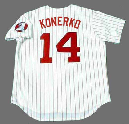 Chicago White Sox Paul Konerko 1970s MLB jersey front view