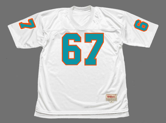Miami Dolphins Bob Kuechenberg NFL jersey front view