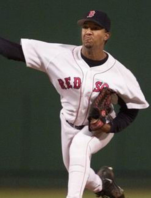Boston Red Sox Pedro Martinez MLB jersey front view