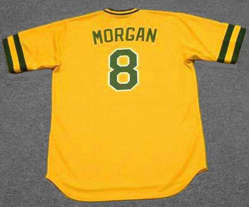 Oakland Athletics Joe Morgan Cooperstown MLB jersey front view