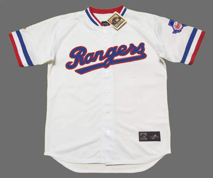 Texas Rangers 1980s MLB jersey front view