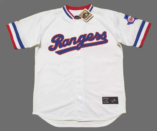 Texas Rangers 1980s MLB jersey front view