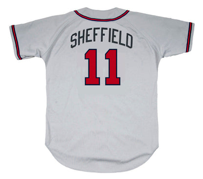Atlanta Braves Gary Sheffield MLB jersey front view