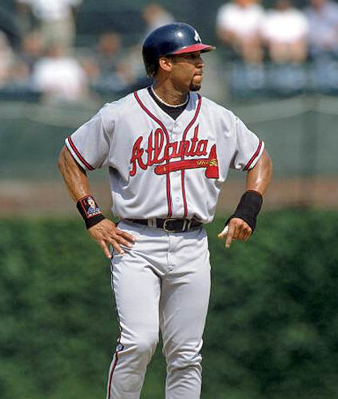 Atlanta Braves Gary Sheffield MLB jersey front view