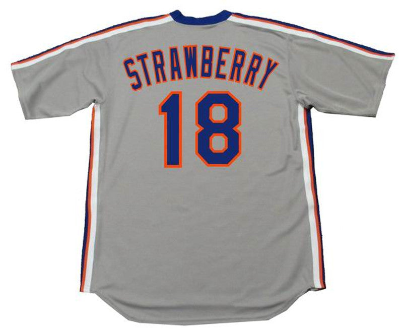 New York Mets Darryl Strawberry Cooperstown MLB jersey front view