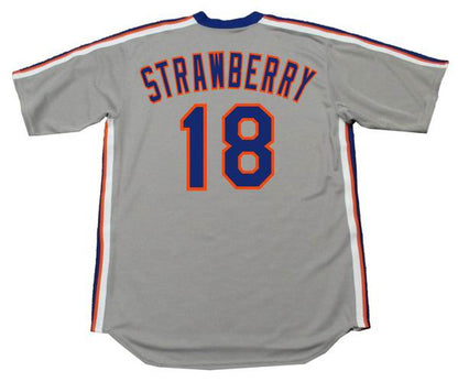 New York Mets Darryl Strawberry Cooperstown MLB jersey front view