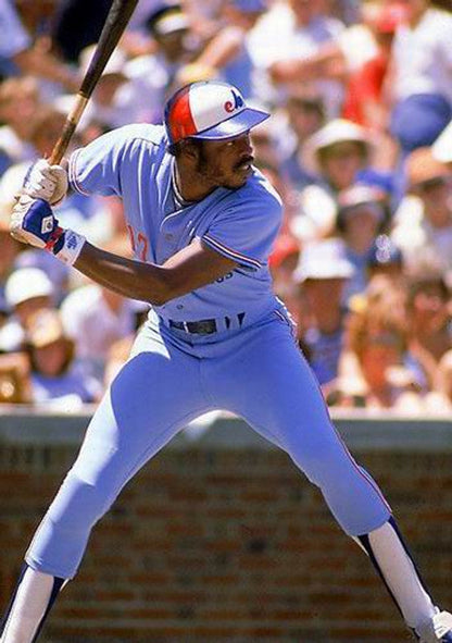 Montreal Expos Ellis Valentine MLB jersey front view