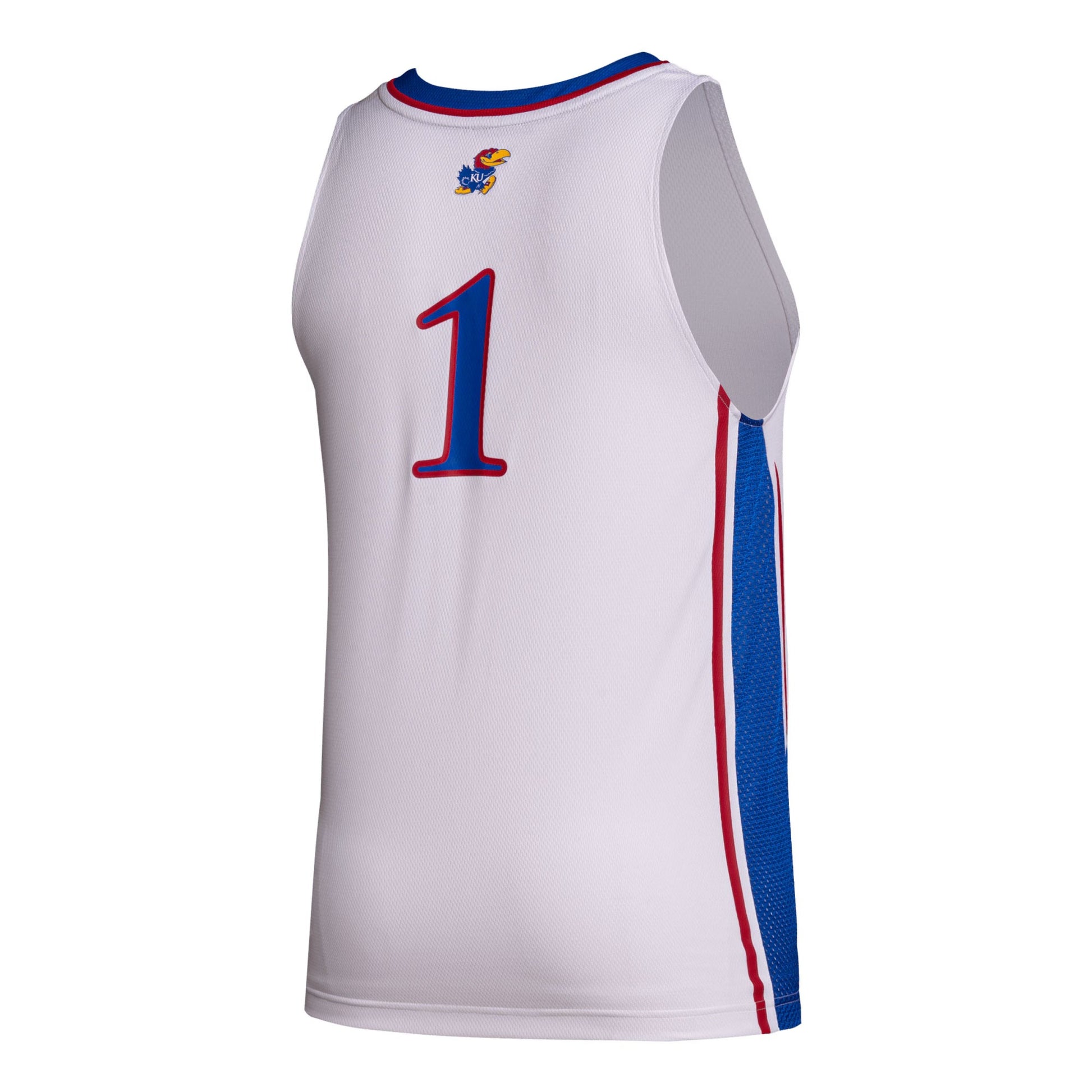White 1 Kansas Jayhawks Swingman Jersey - retro stitched jersey jersey for White 1 fans