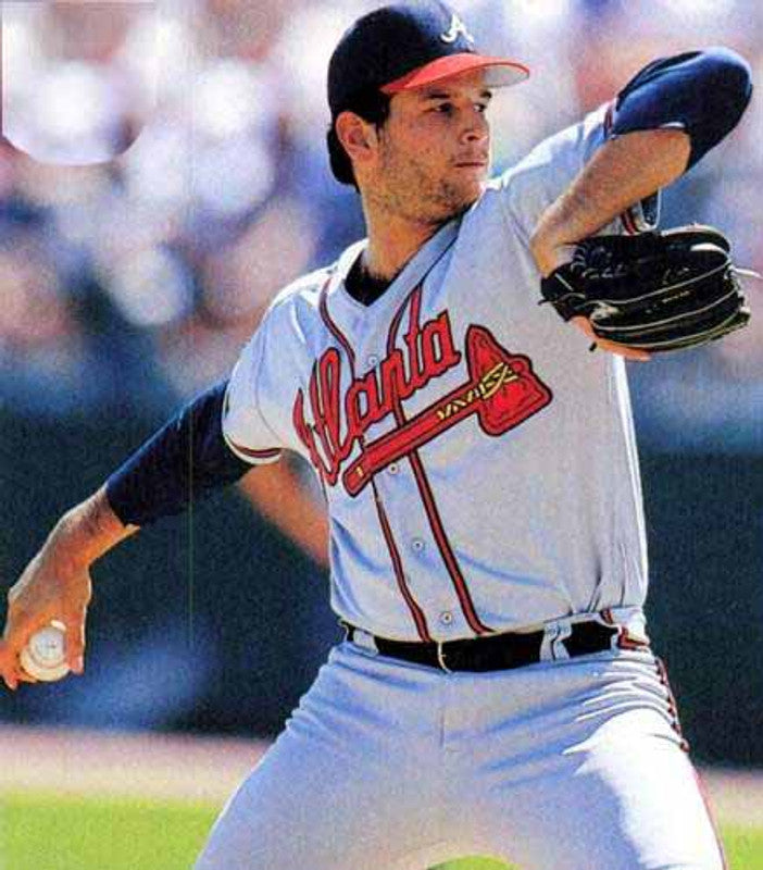 Atlanta Braves Mark Wohlers MLB jersey front view
