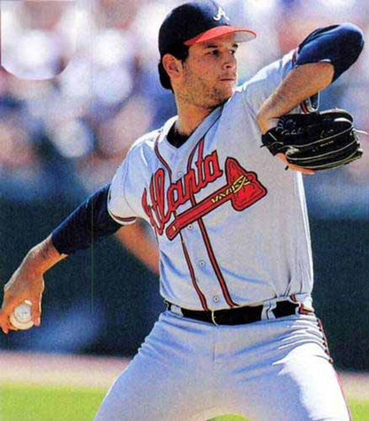 Atlanta Braves Mark Wohlers MLB jersey front view