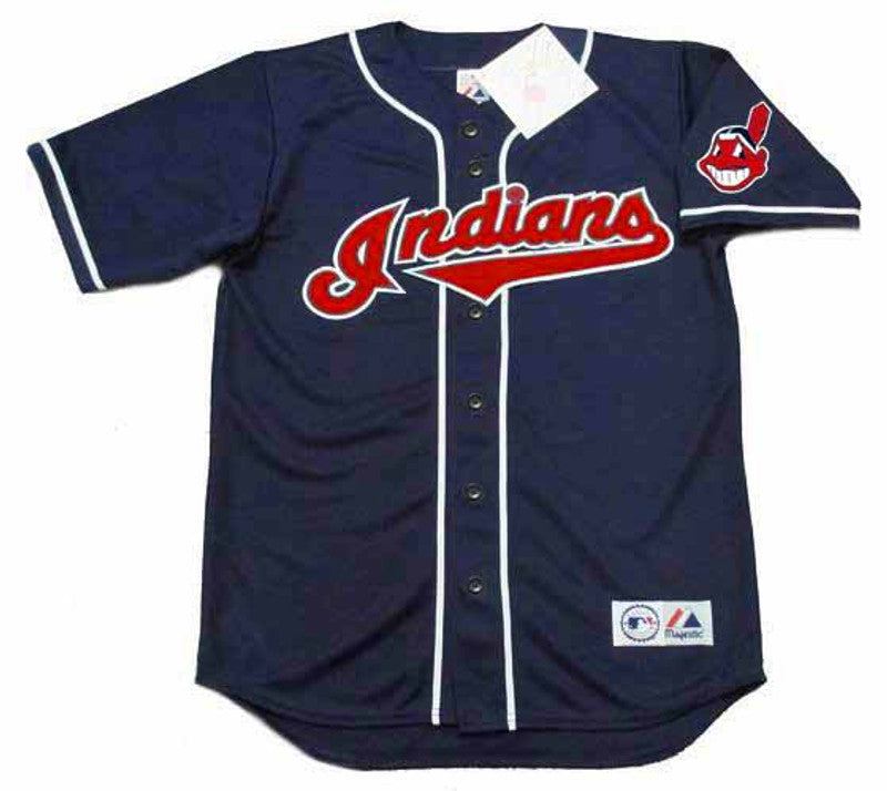 Cleveland Indians Roberto Alomar MLB jersey front view
