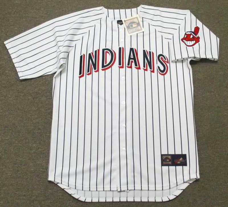 Cleveland Indians John Lowenstein Cooperstown MLB jersey front view