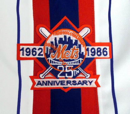 New York Mets Sid Fernandez Cooperstown MLB jersey front view