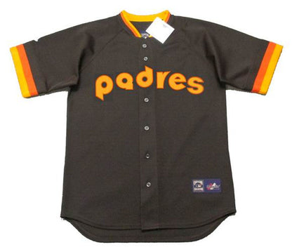 San Diego Padres 1980s Cooperstown Name Number MLB jersey front view