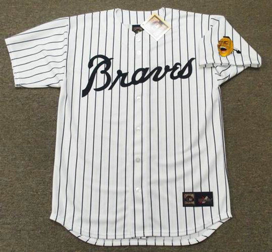 Atlanta Braves Bob Uecker MLB jersey front view