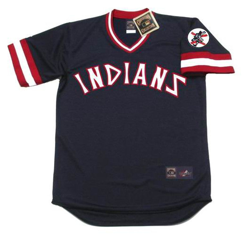 Cleveland Indians Andre Thornton Cooperstown MLB jersey front view
