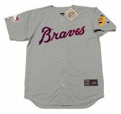 Atlanta Braves Milt Pappas MLB jersey front view