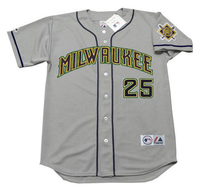 Milwaukee Brewers Jim Abbott MLB jersey front view