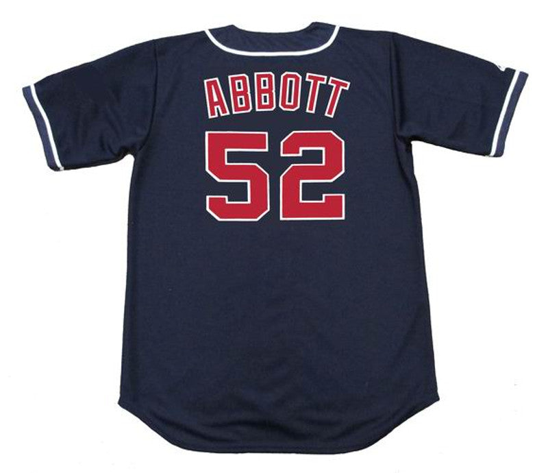 Jim Abbott California Angels 1995 Throwback Alternate Baseball Stitched Jersey jersey front view