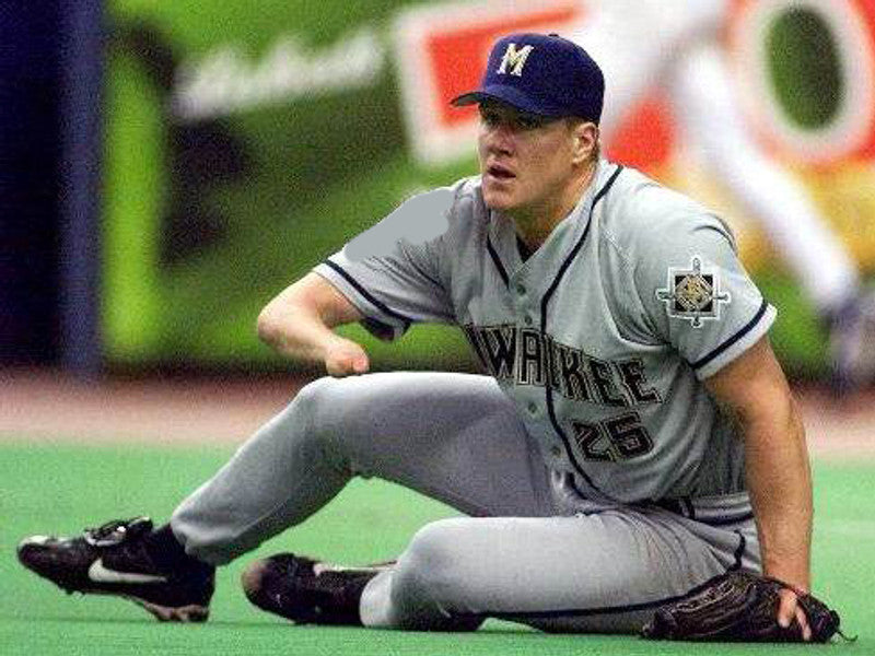 Milwaukee Brewers Jim Abbott MLB jersey front view
