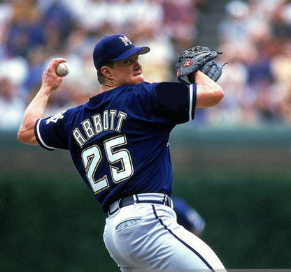 Milwaukee Brewers Jim Abbott MLB jersey front view