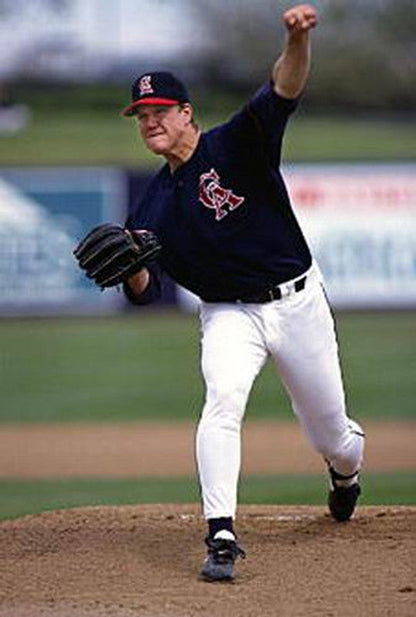 Jim Abbott California Angels 1995 Throwback Alternate Baseball Stitched Jersey jersey front view