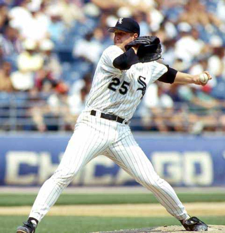 Chicago White Sox Jim Abbott MLB jersey front view