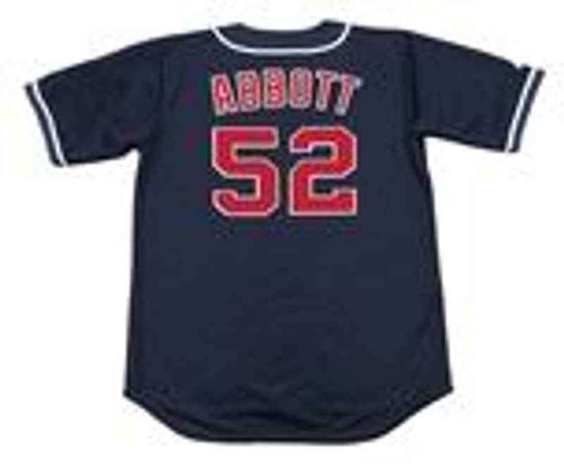Jim Abbott California Angels 1995 Throwback Alternate Baseball Stitched Jersey jersey front view