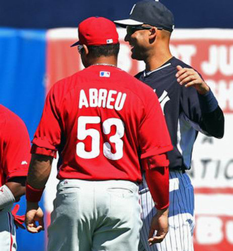 Philadelphia Phillies Bobby Abreu MLB jersey front view