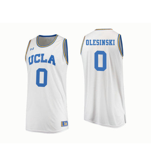 Ucla Bruins 0 Alex Olesinski College Basketball Jersey White 5022 | Stitched Jersey RTJS 6726