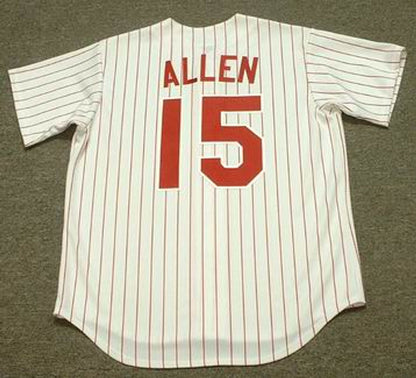 Philadelphia Phillies Richie Allen 1960s MLB jersey front view