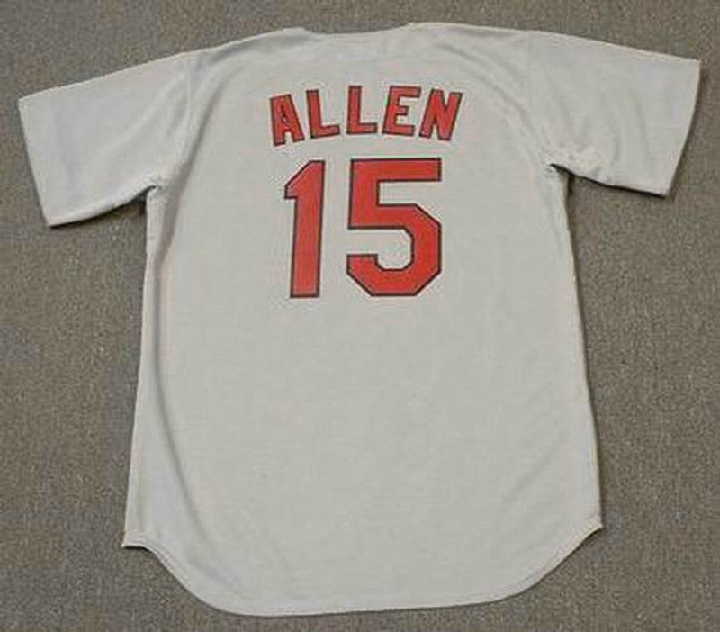 Richie Allen St Louis Cardinals 1970 Cooperstown Throwback Away Baseball Stitched Jersey jersey front view