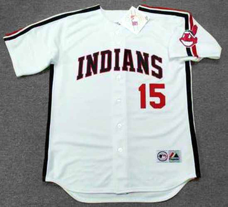 Cleveland Indians Sandy Alomar MLB jersey front view
