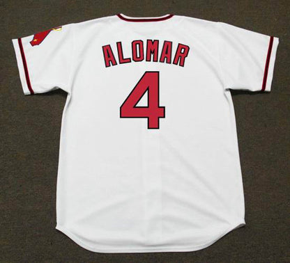 Sandy Alomar California Angels 1970 Cooperstown Home Baseball Stitched Jersey jersey front view