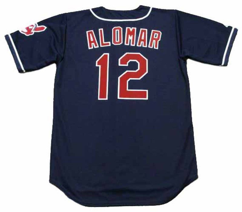 Cleveland Indians Roberto Alomar MLB jersey front view