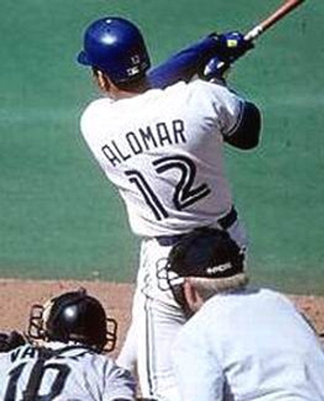 Toronto Blue Jays Roberto Alomar Cooperstown MLB jersey front view