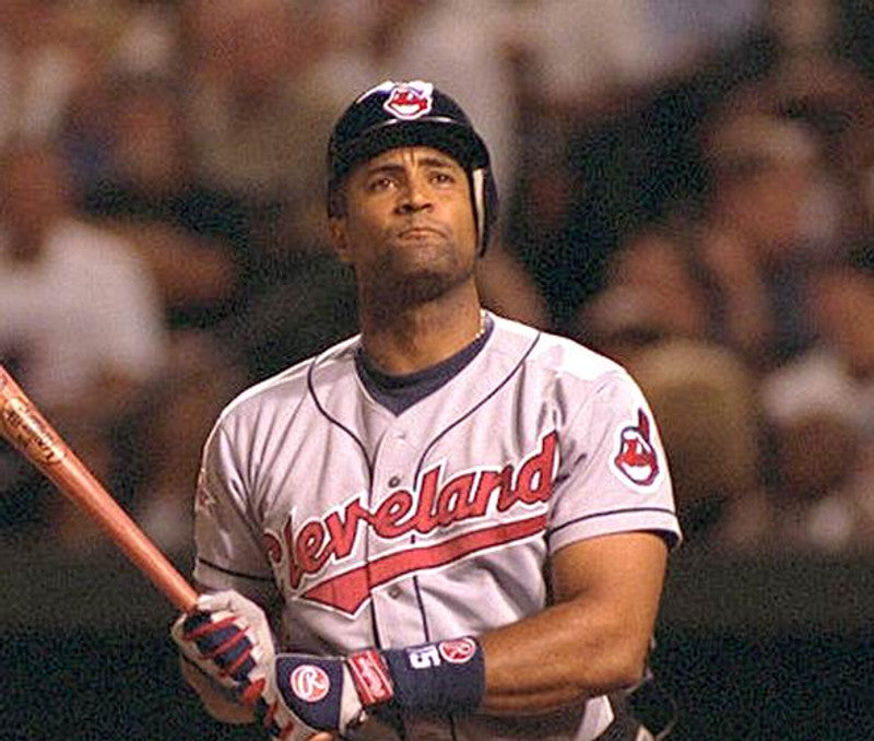 Cleveland Indians Sandy Alomar MLB jersey front view