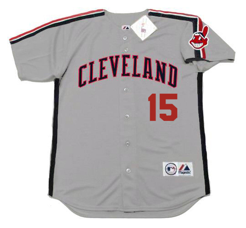 Cleveland Indians Sandy Alomar MLB jersey front view
