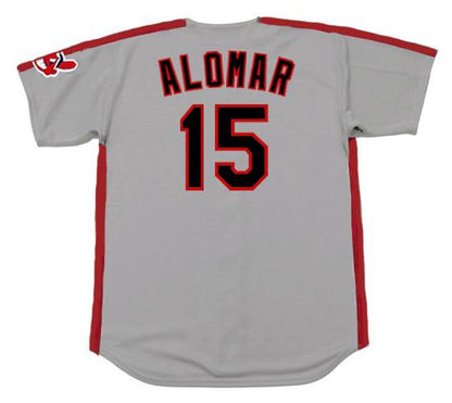 Cleveland Indians Sandy Alomar MLB jersey front view