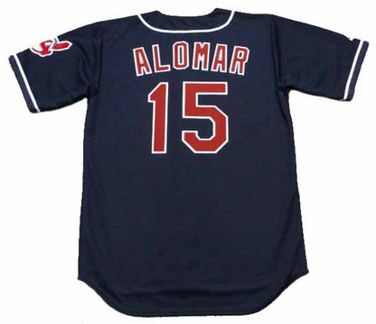 Cleveland Indians Sandy Alomar MLB jersey front view