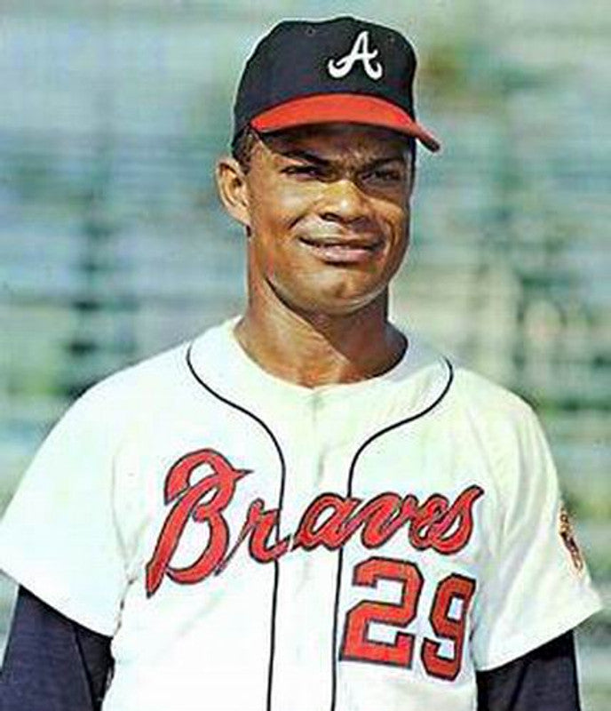 Atlanta Braves Felipe Alou Cooperstown MLB jersey front view
