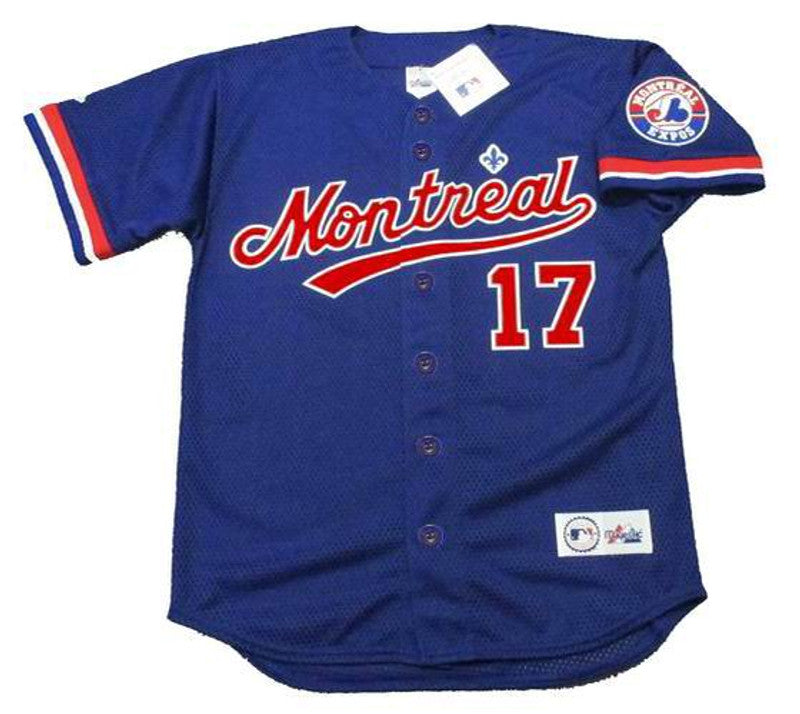 Montreal Expos Felipe Alou MLB jersey front view