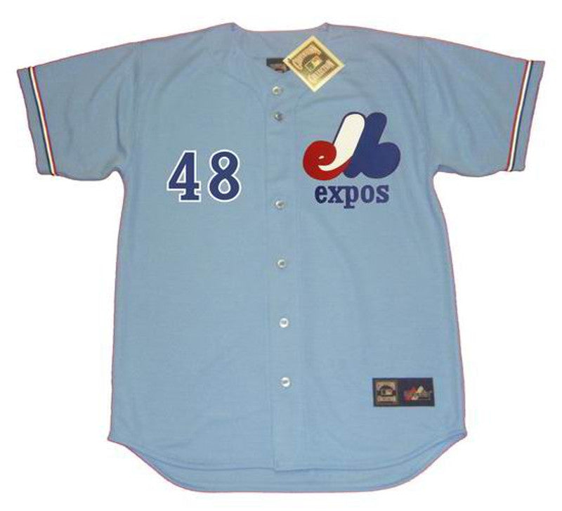 Montreal Expos Felipe Alou Cooperstown MLB jersey front view
