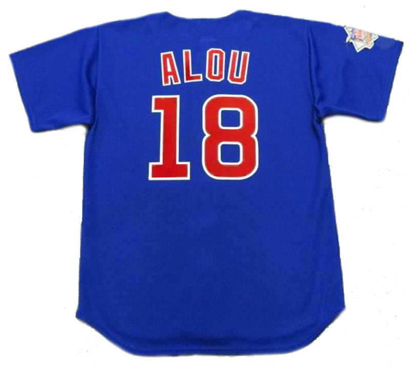 Chicago Cubs Moises Alou MLB jersey front view