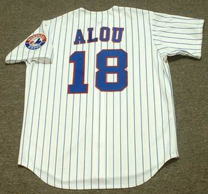 Montreal Expos Moises Alou MLB jersey front view