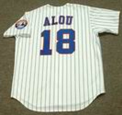 Montreal Expos Moises Alou MLB jersey front view