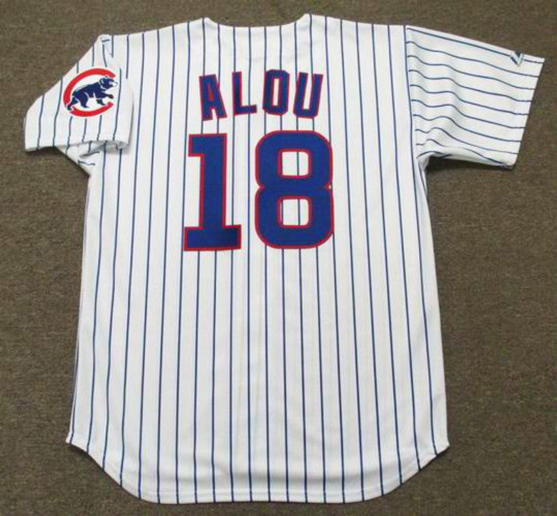 Chicago Cubs Moises Alou MLB jersey front view
