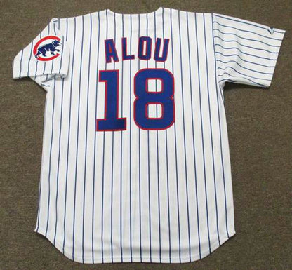 Chicago Cubs Moises Alou MLB jersey front view
